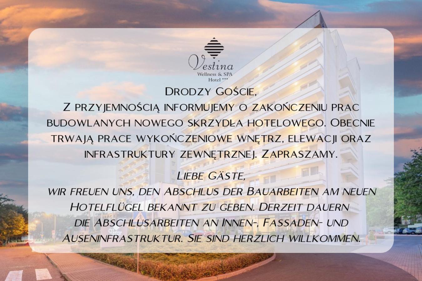 Vestina Wellness & Spa Hotel Мендзыздрое Экстерьер фото